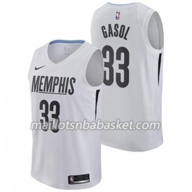 Maillot Homme Memphis Grizzlies Marc Gasol 33 Nike City Edition Swingman